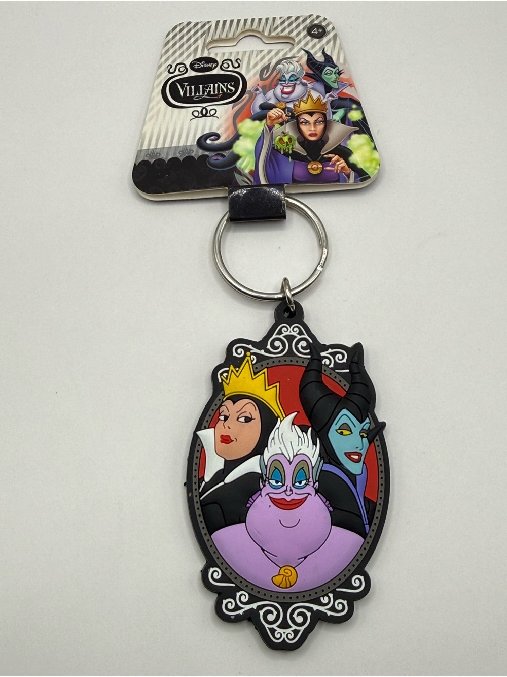 Disney Villains: Evil Queen, Ursula and Maleficent Group PVC Key Chain New